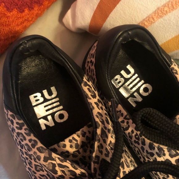 Never worn Bueno leopard sneakers Sz 39 - Picture 3 of 5